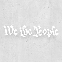 We the People - Transfer Sticker