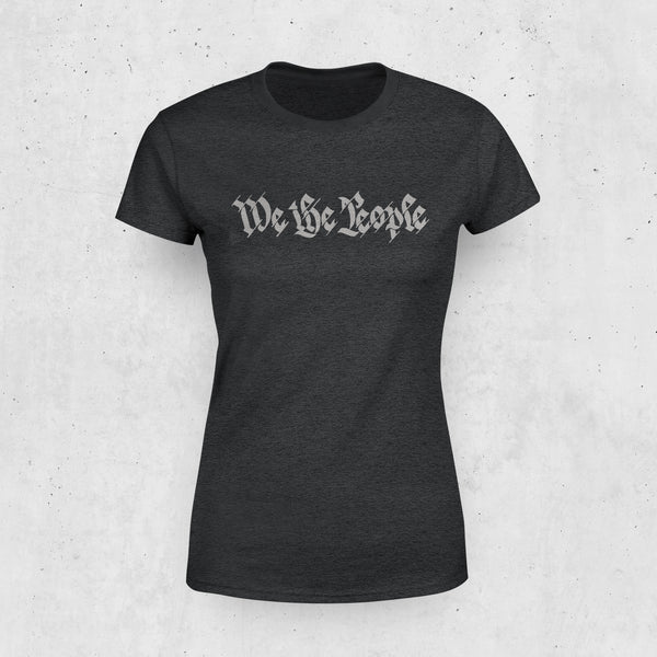 We the People - Women's Charcoal Shirt