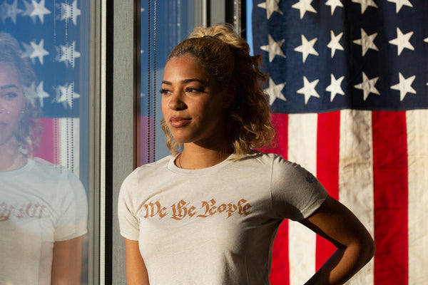 We the People - Women's Sand Shirt